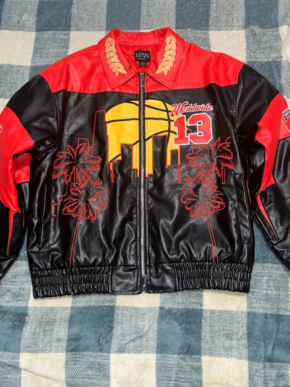 JACKET, BOMBERSE  BOOHOOMAN SIZE M